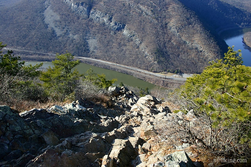 Delaware Water Gap Mt Tammany Summit And Beyond Njhiking Com