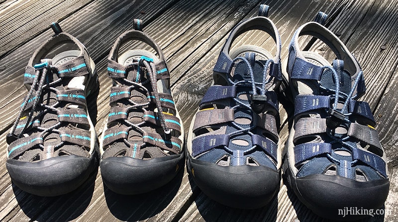 Men and women's water sandals.