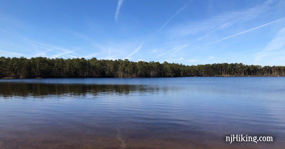 Absegami lake from Joe's Trail.