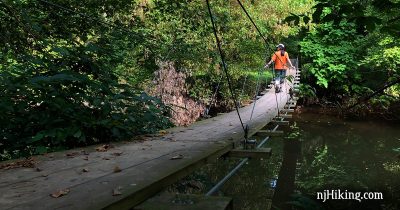 Swinging Bridge in Princeton New Jersey