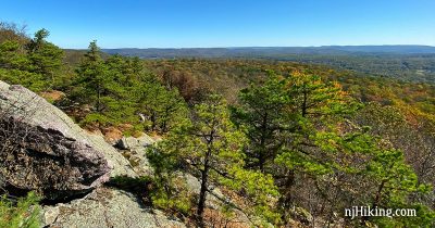 View from the ridge