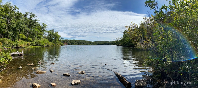 Panorama of Sunfish Pond.