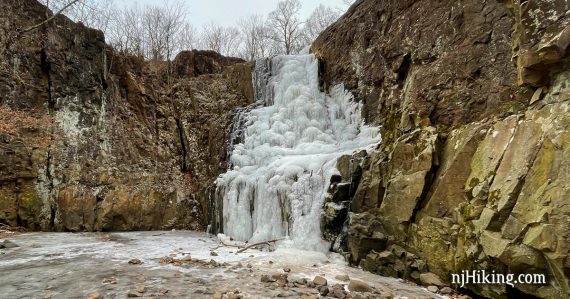 Frozen Hemlock Falls.