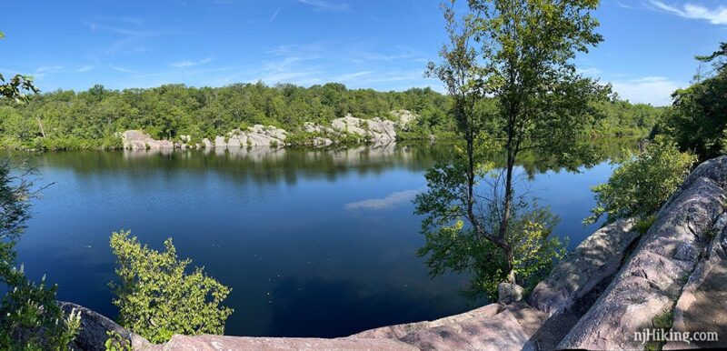 Panoramic view of Terrace Pond.